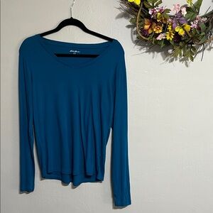Eddie Bauer Teal Long Sleeve Top